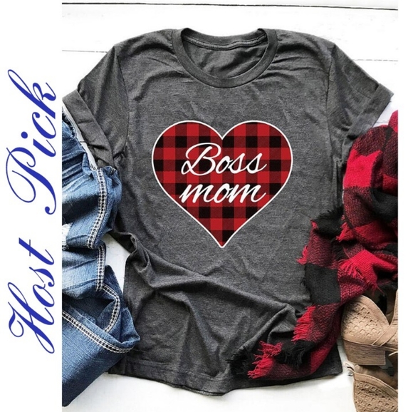 Cricket6187 Tops - Boss Mom Tee